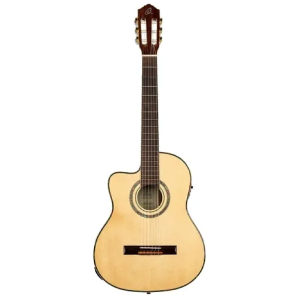 Guitarra Electro Clásica Nylon Ortega Rce141nt-l Zurda