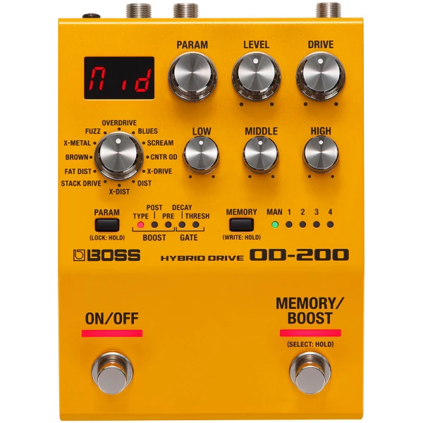 Pedal Boss Efecto Hybrid Drive Boss OD-200