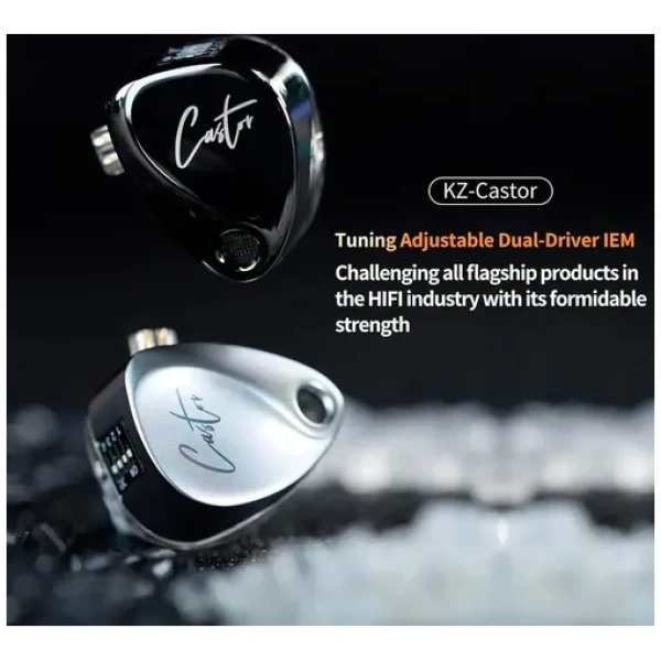 Auriculares Kz Castor Monitor Sin Micrófono