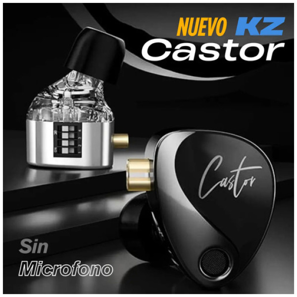 Auriculares Kz Castor Monitor Sin Micrófono