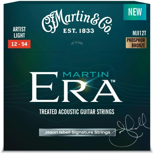 Encordado Guitarra Acústica Era Martin Co. 012 Mji12t Jason Isbell Signature
