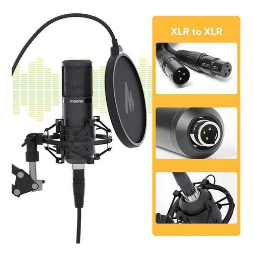 Kit Micrófono Condenser Maono Au-pm320s + Accesorios