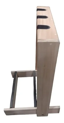 Multi Soporte De Madera P/ 3 Guitarras