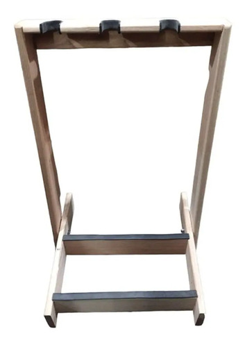 Multi Soporte De Madera P/ 3 Guitarras