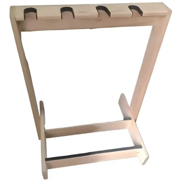 Multi Soporte De Madera P/ 4 Guitarras O Bajos