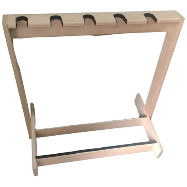 Multi Soporte De Madera P/ 5 Guitarras
