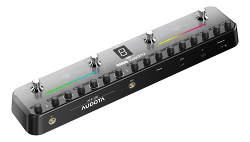 Pedal Multiefecto Audota Ace-100 Guitarra Amp I R