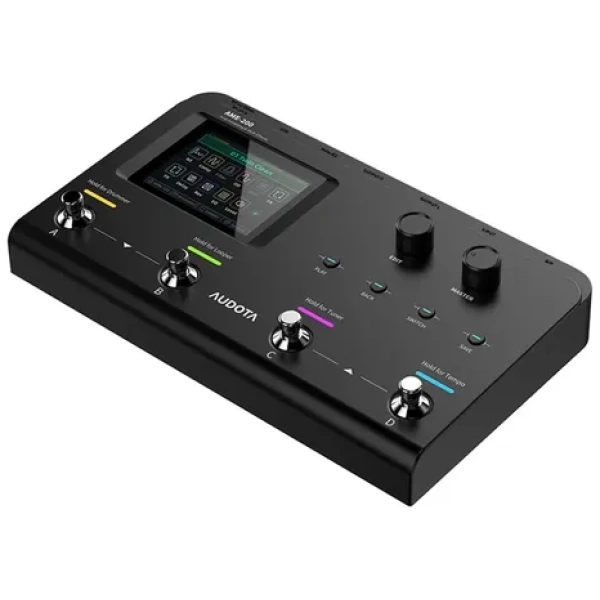 Pedalera Multiefectos Audota Ame-200 Para Guitarra 200 Fx