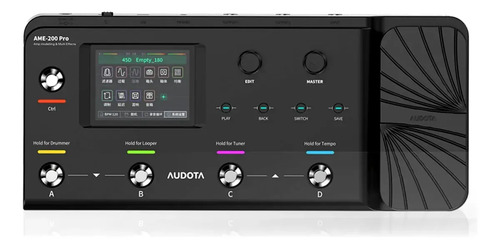 Pedalera Multiefectos Audota Ame-200 Pro Guitarra 200 Fx