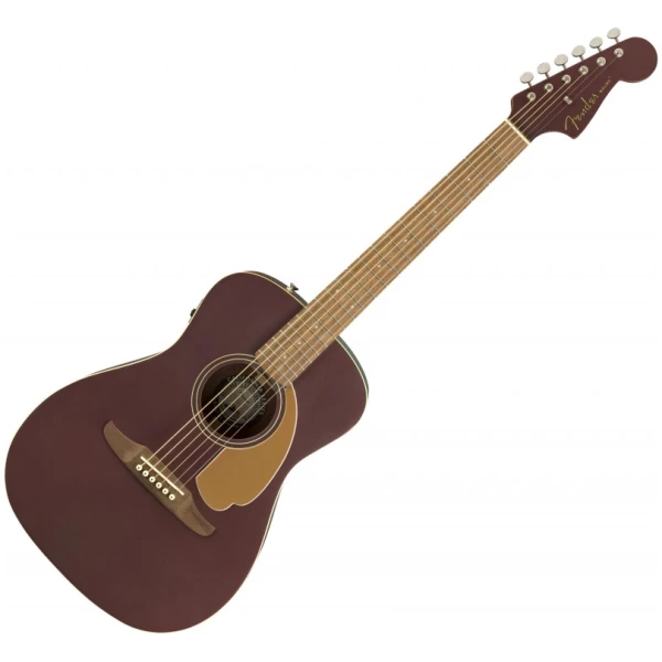 Guitarra Electroacústica Fender Malibu Player Burgundy Satin BS