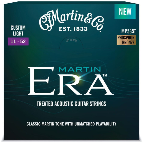 Encordado Guitarra Acústica Era Martin Co. 011 Mp535t