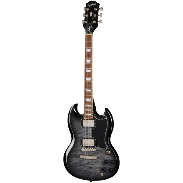 Guitarra Eléctrica Epiphone SG Tribute Plus Ebony E1SGTPEBBNH1