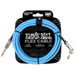 Cable Ernie Ball Flex Azul 3 Mts Plug Angular