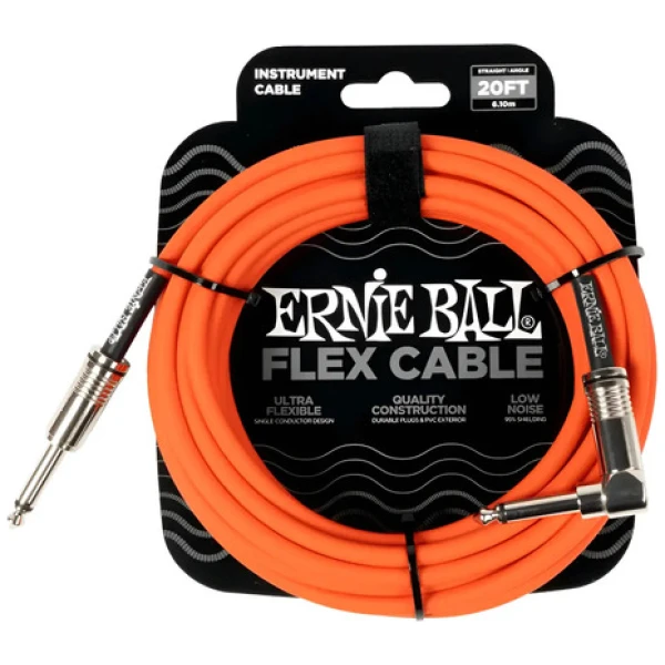 Cable Guitarra Ernie Ball Flex 6.10m Angular P06467