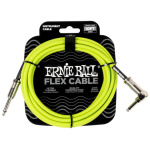 Cable Guitarra Ernie Ball Flex Verde 3.05m Angular P06465