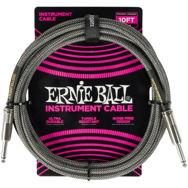 Cable Trenzado Silver Fox Ernie Ball De 3M P06429