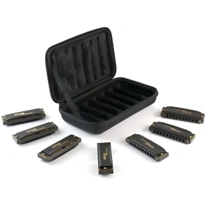 Set 7 Armónicas Hohner Piedmont Blues M91107s 20 Voces