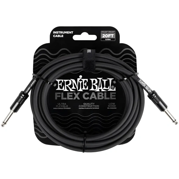 Cable Instrumento Recto/recto 10ft Negro Ernie Ball P06435