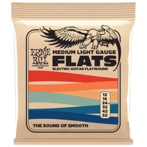 Encordado Ernie Ball P02582 Flat Para Guitarra 012
