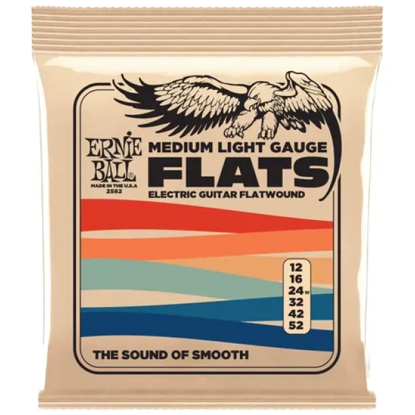 Encordado Ernie Ball P02582 Flat Para Guitarra 012