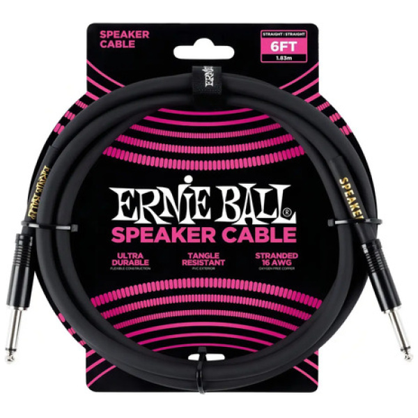 Ernie Ball P06072 Cable Bafle Speaker 1.83 Metros
