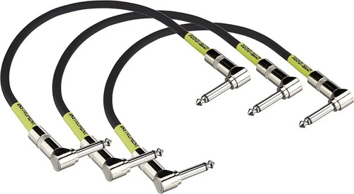 Pack 3 Cables Plug Interpedal Ernie Ball P06075 30 Cm