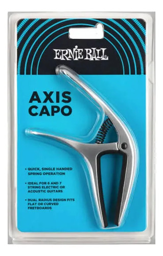 Transportador Cejilla Capo Pinza Guitarra Ernie Ball
