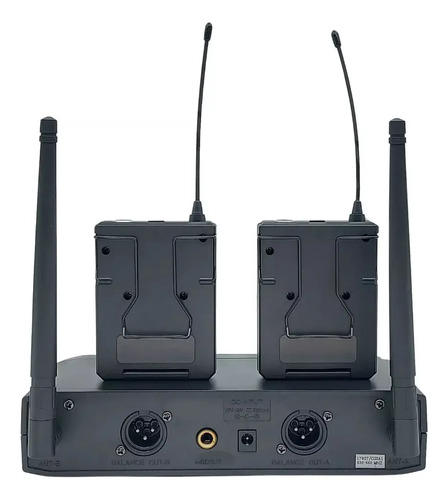 Micrófono Inalámbrico Doble Vincha Uhf Lexsen 2b300