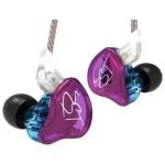Auriculares Monitor Kz Zst In Ear Sin Micrófono Violeta Sin Micrófono